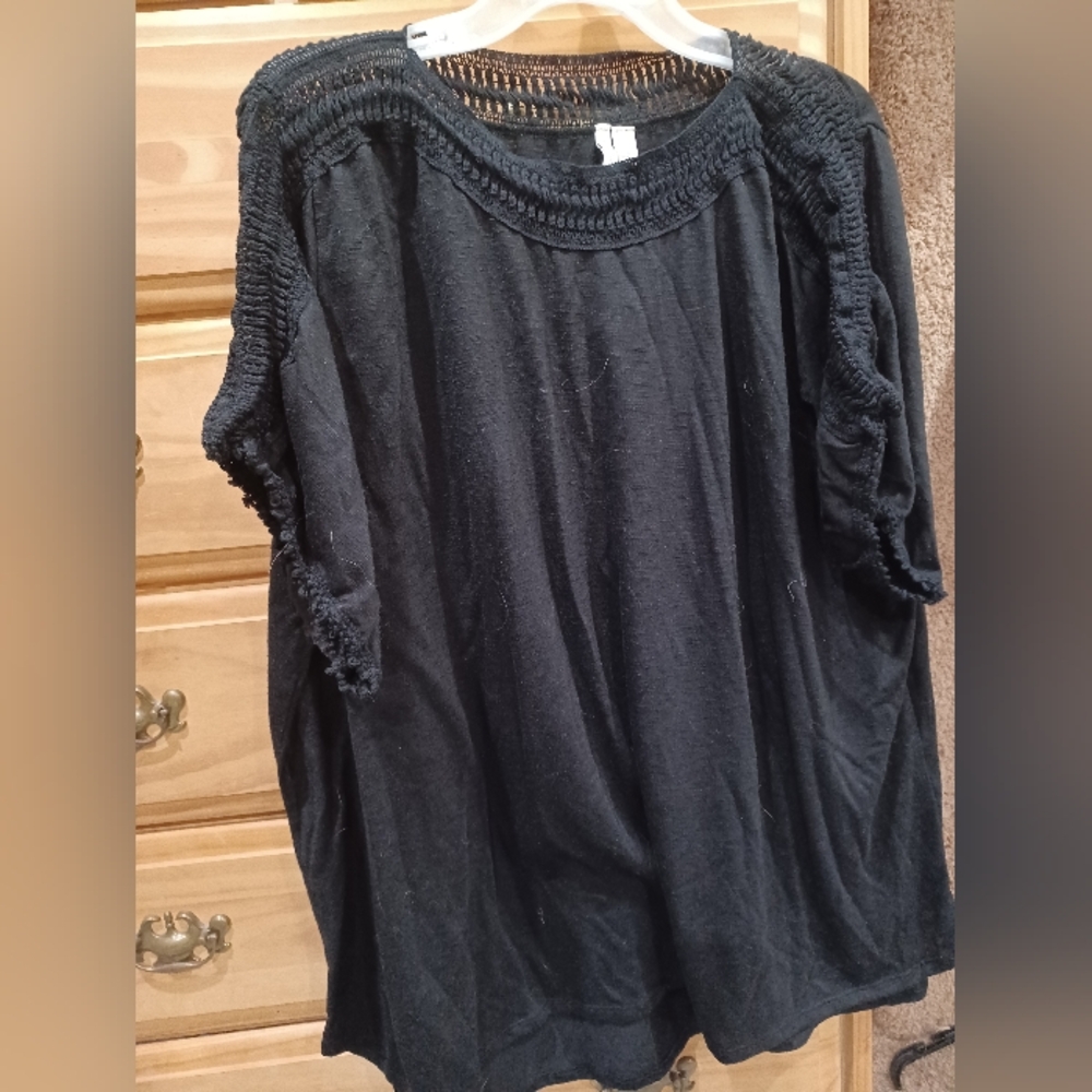 Elegant Black Women's Top
